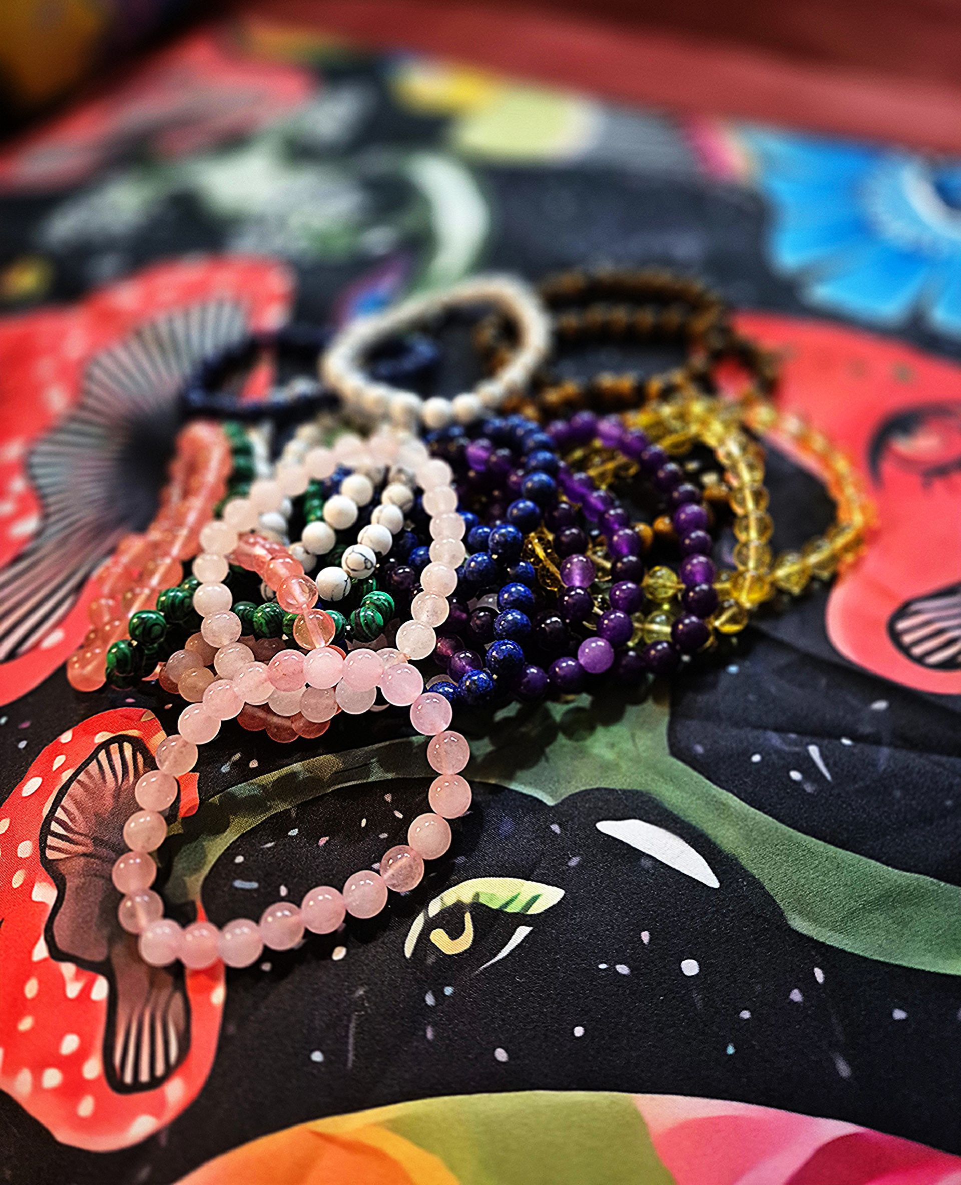 Round Crystal Bead Bracelet