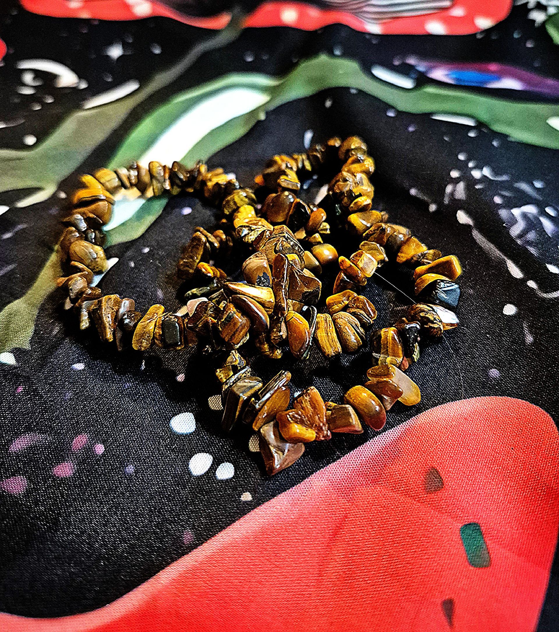 Chipped Crystal Bead Bracelet