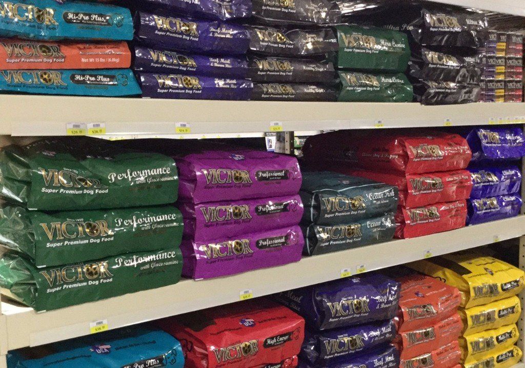 Pet Supplies on shelf in at America Country Store in College Station TX