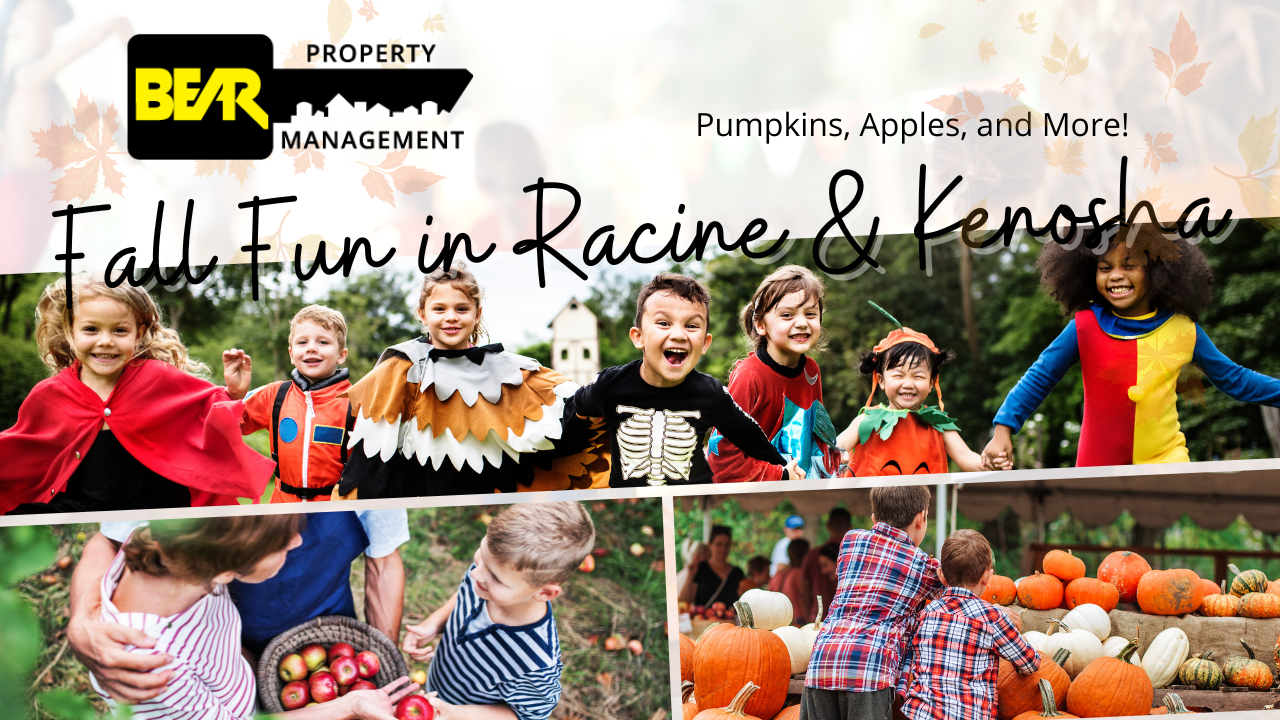 Things to do in the fall in Kenosha and Racine area 2024 blog banner