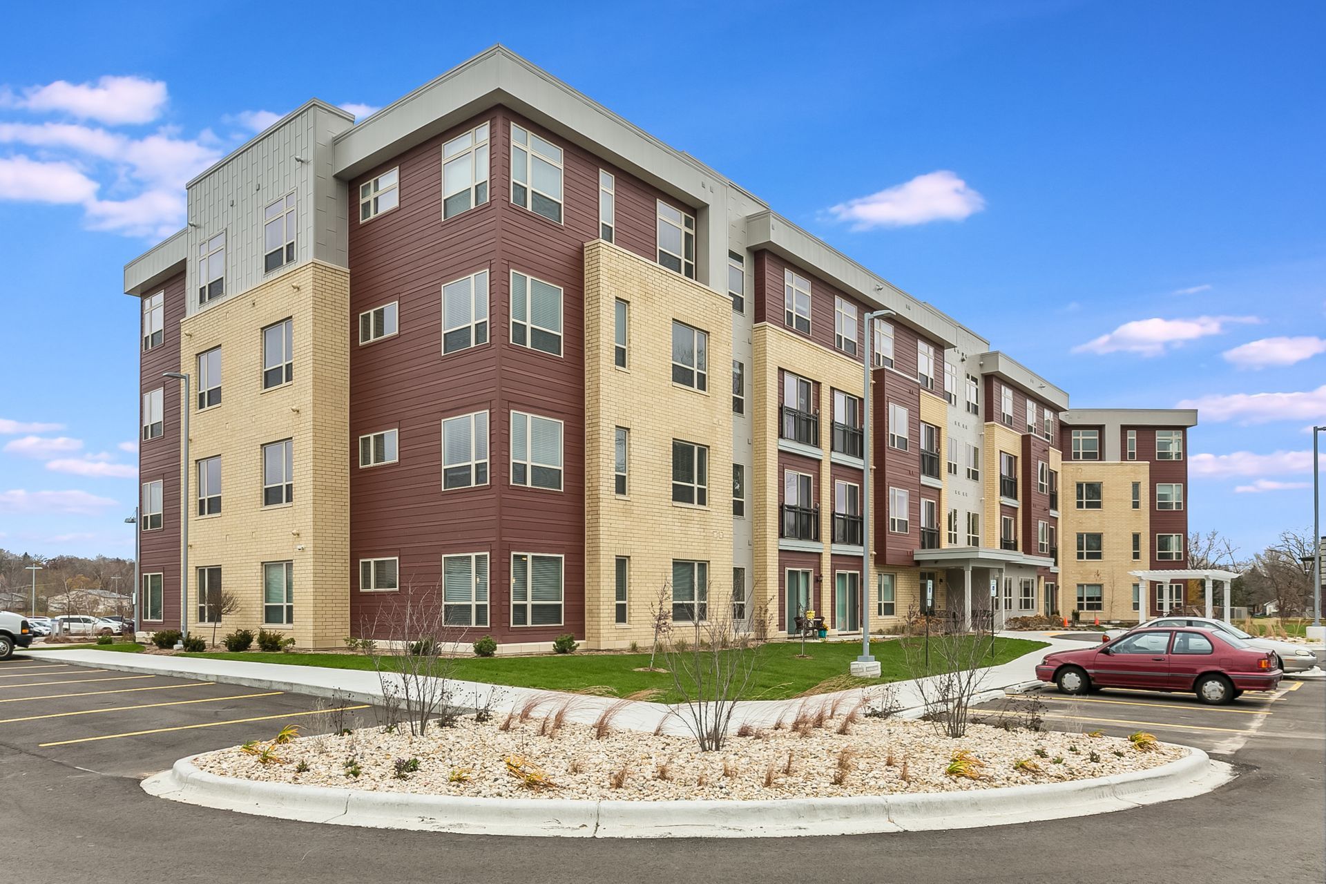 (Exterior Shot of Novation Senior Commons) 
Novation Senior Commons
2675 Novation Pkwy, 
Madison, WI 53713
(608) 422-0595