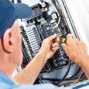 Our work includes rewiring, lighting and electrical checks