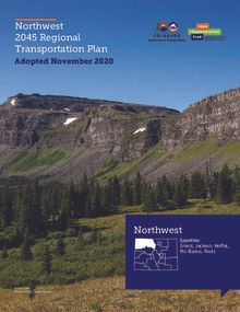 The cover of the northwest 2045 regional transportation plan