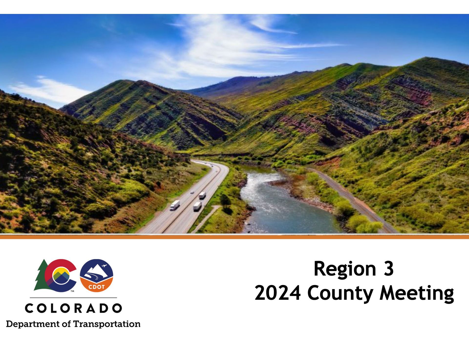 A poster for the 2024 county meeting in colorado