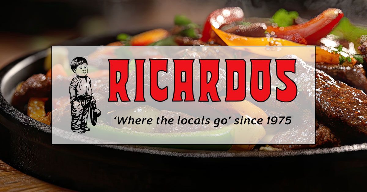 RICARDOS 50th Anniversary Logo - Horizontal