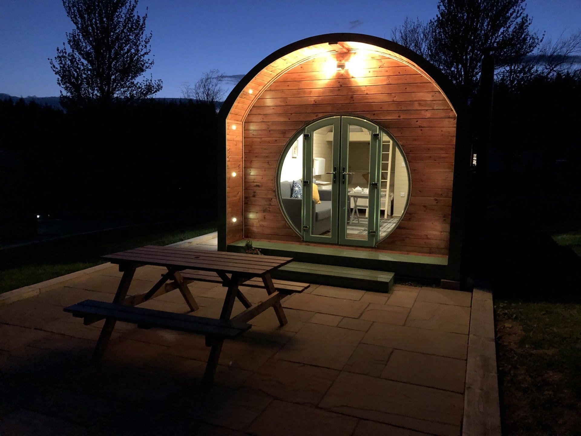 Glamping pod in Dumfries & Galloway, SW Scotland