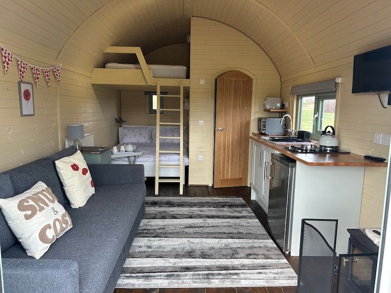 family friendly glamping with hot tub dumfries & galloway