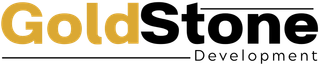 GoldStone Development logo in gold and black text with a horizontal line beneath the word 