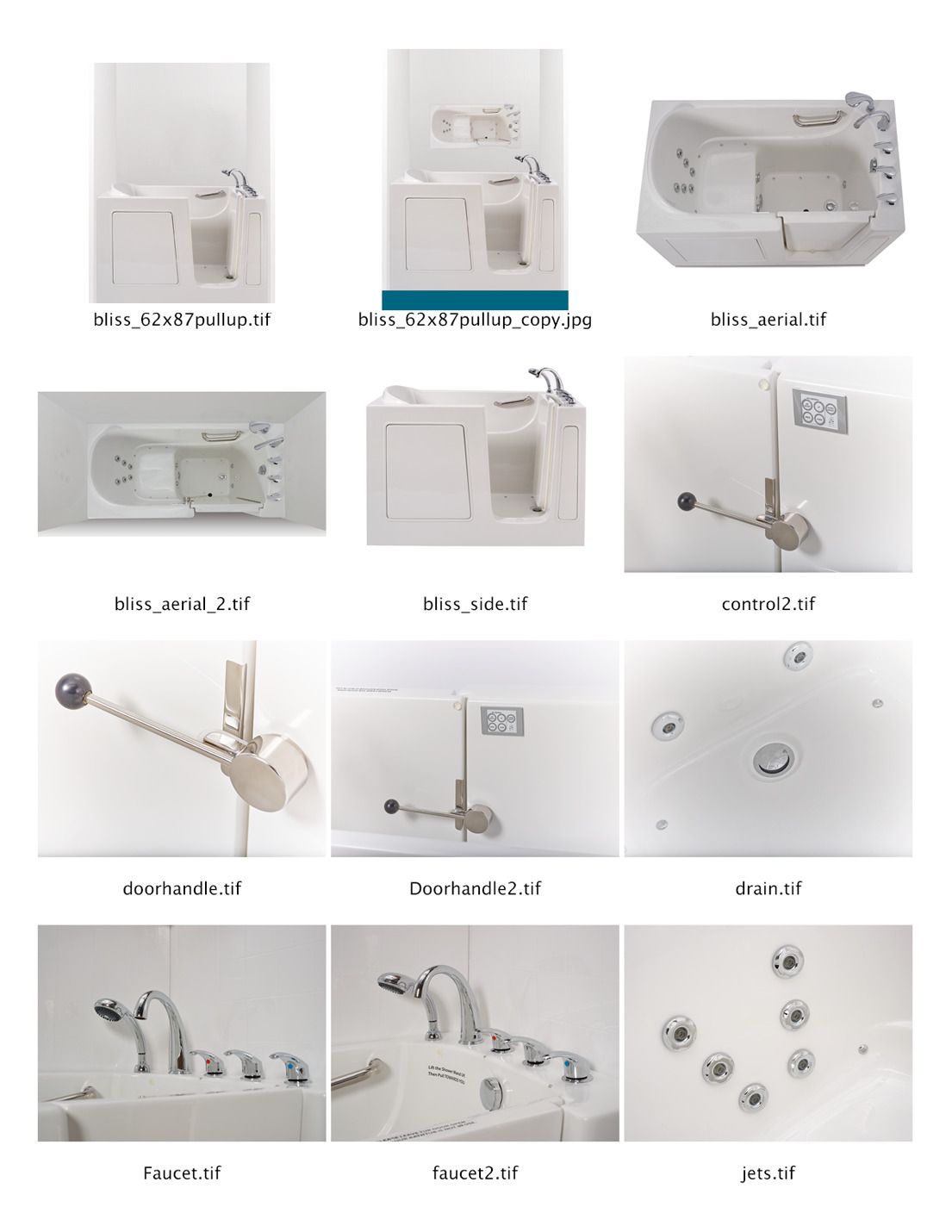 There are many different types of bathtubs and sinks.