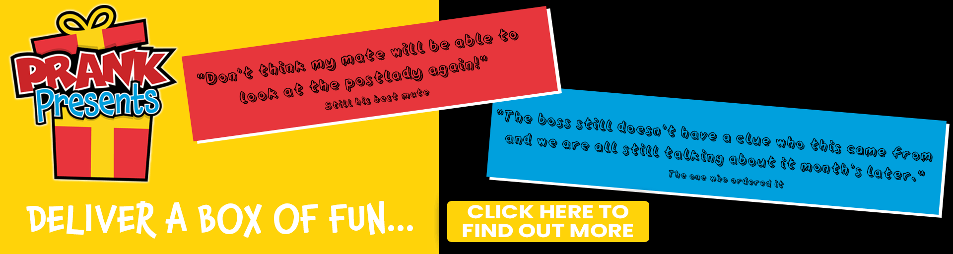 Prank Mail Packages UK