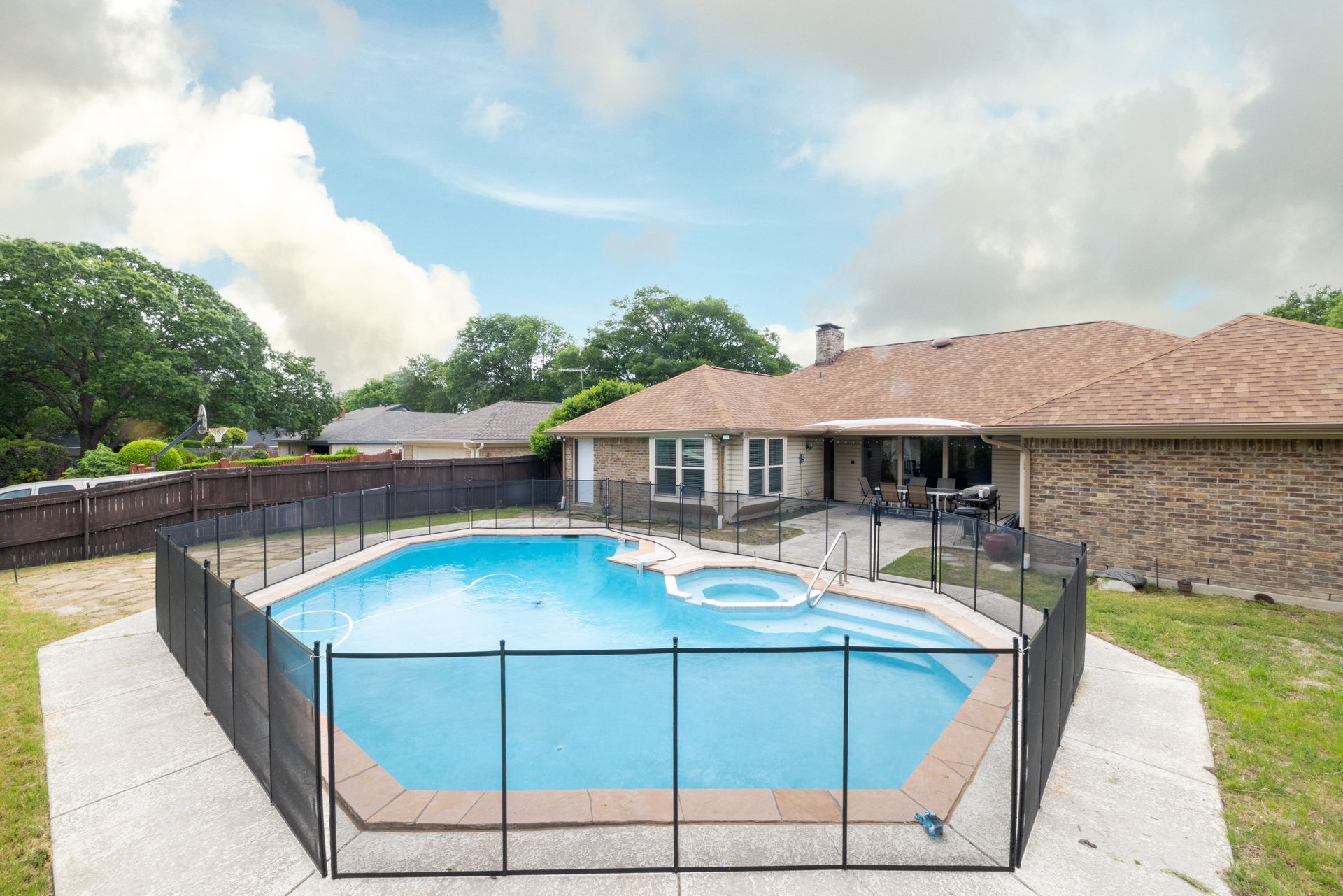 Photo of the exterior of an owner's home used as an Airbnb in DFW