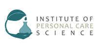 Logo: hand holding flask with leaf and drop; text: Institute of Personal Care Science.