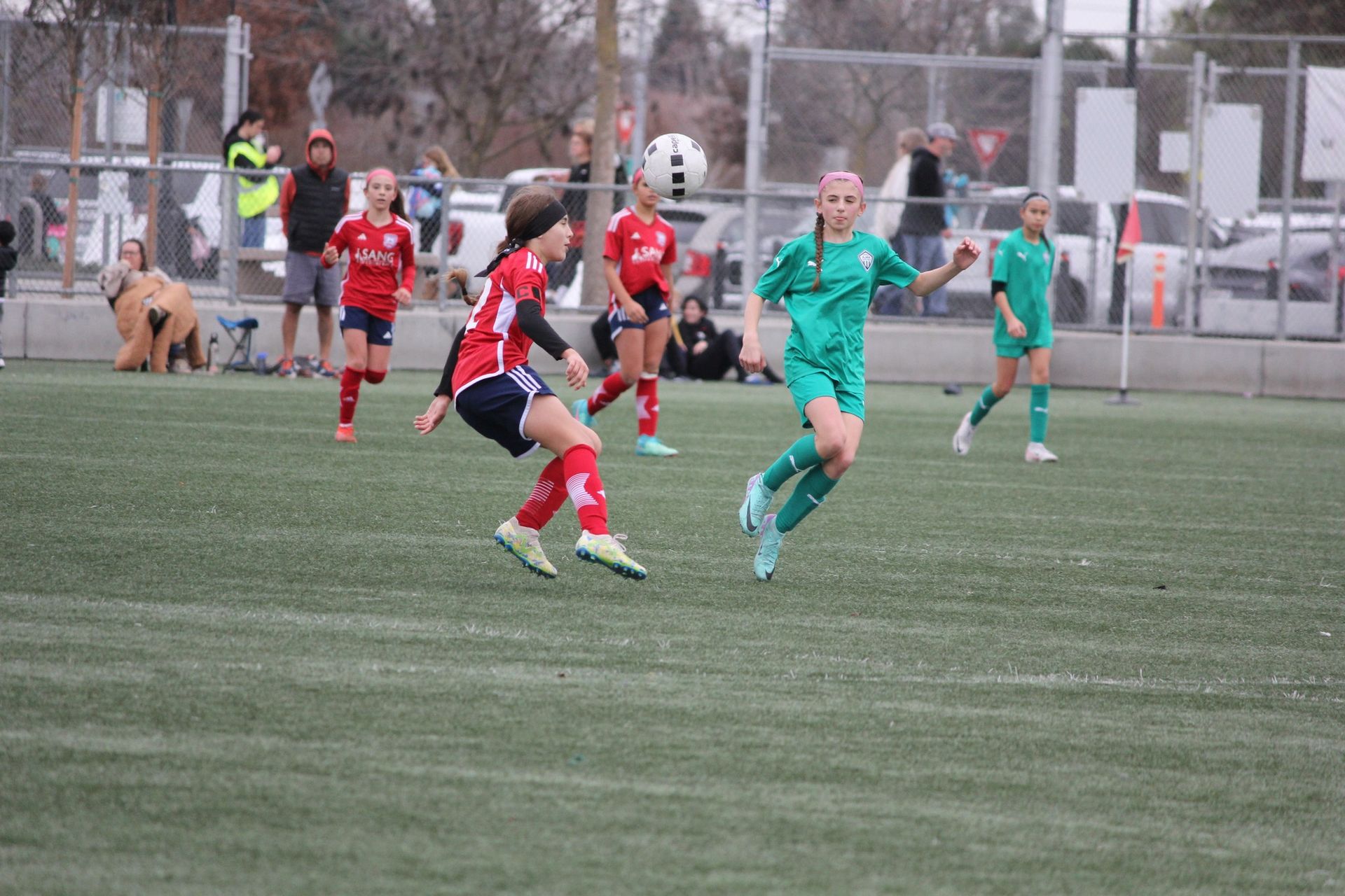 The California  Odyssey Soccer Club athletes, who have recently undergone sports physicals, are play