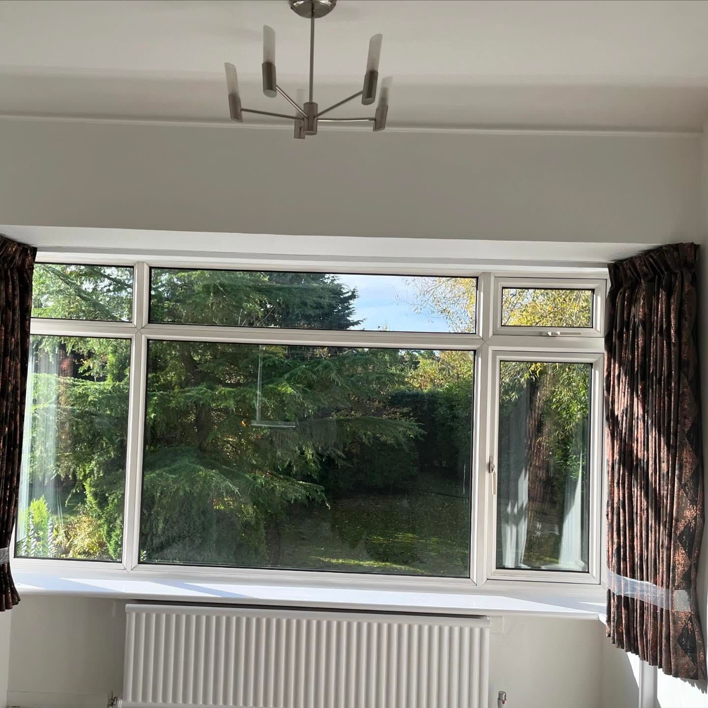 Bronze and black curtains