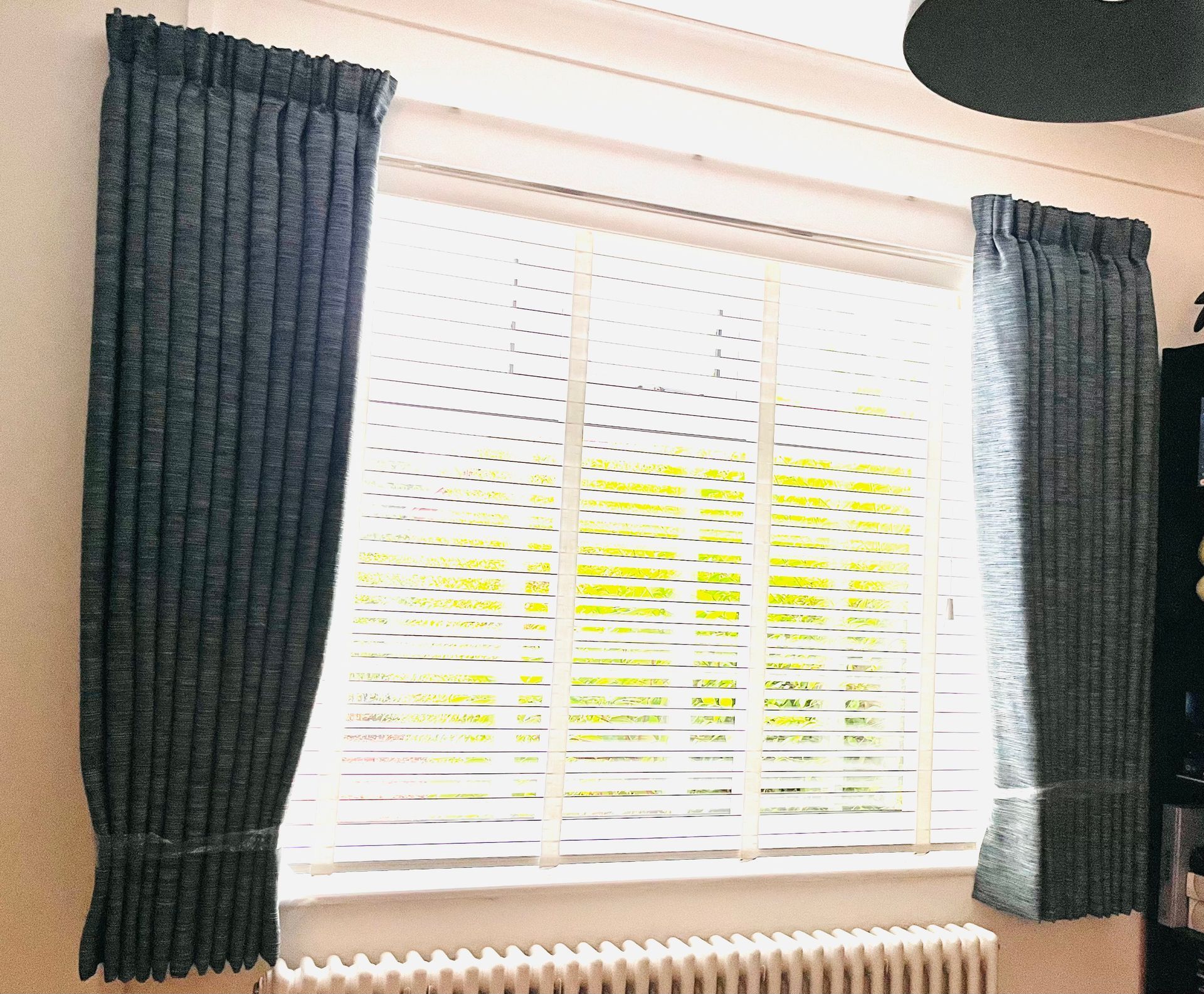Pencil pleat curtains