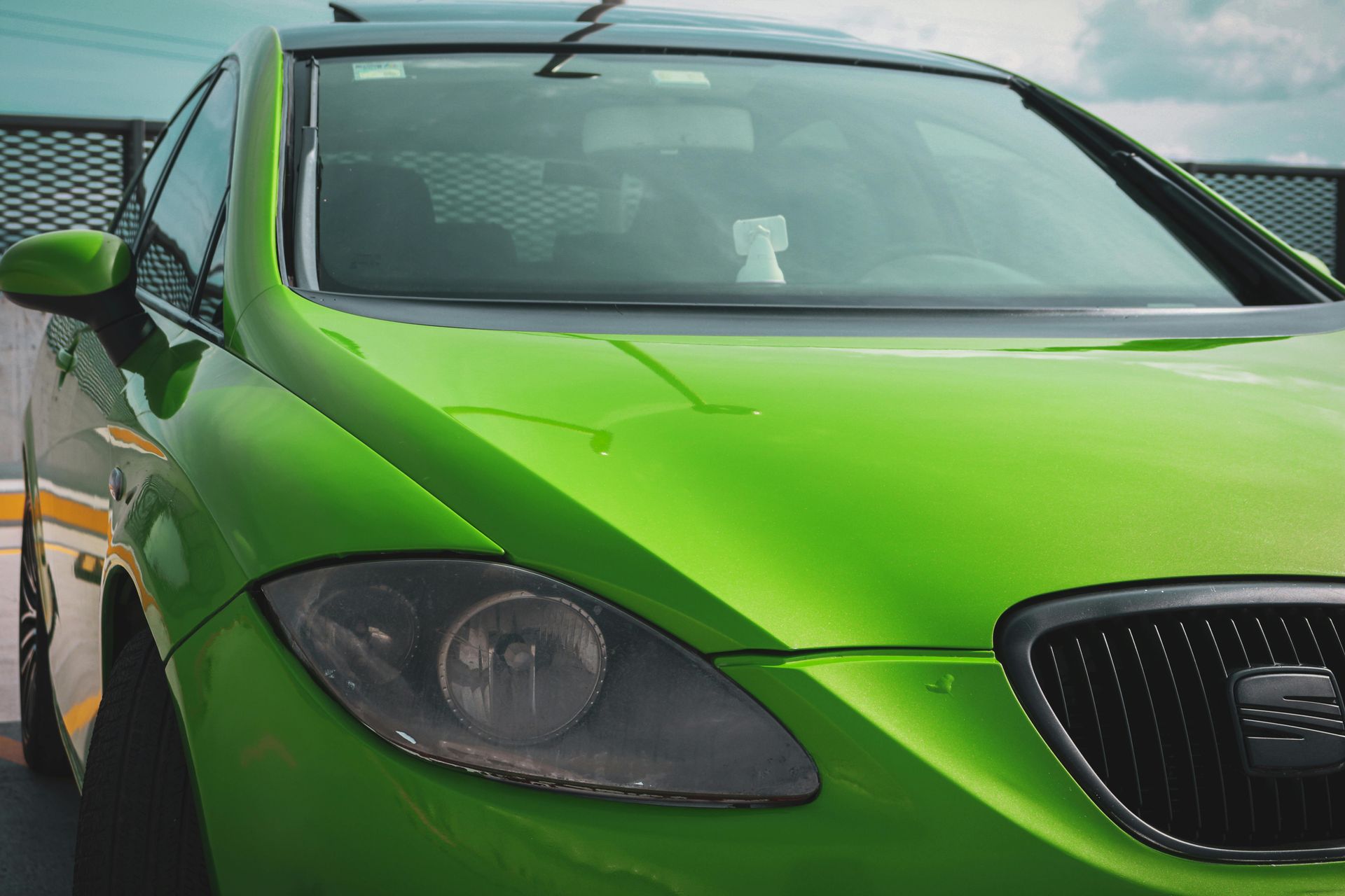 A green car — Panel Pro Smash Repairs in Wodonga, VIC