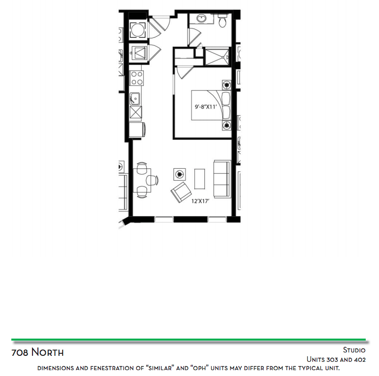 Studio - Units 303 and 402