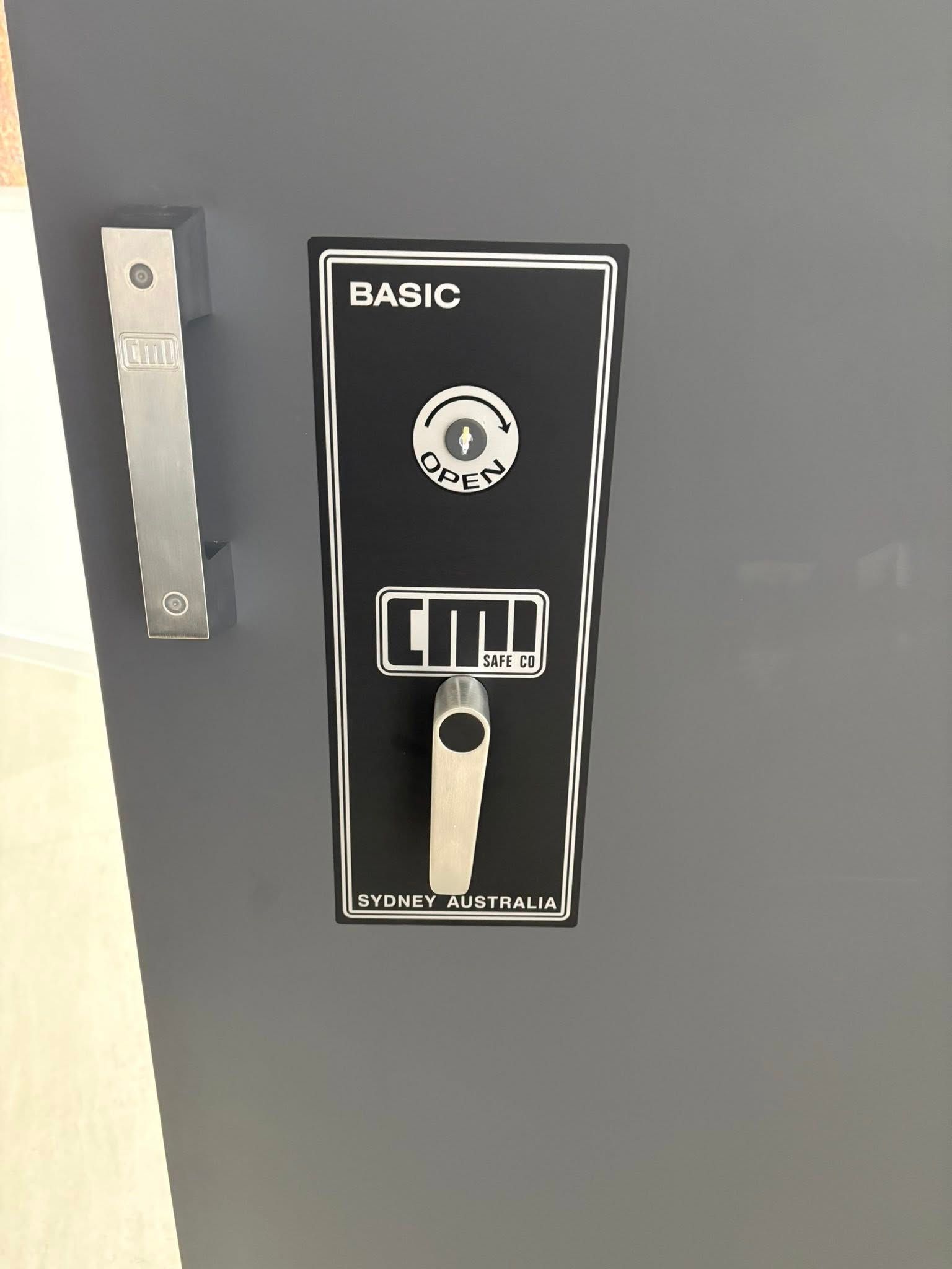 Safe Door Ajar, Showing Combination Dial and Locking Mechanism — Nq Locksmiths In Kirwan, QLD