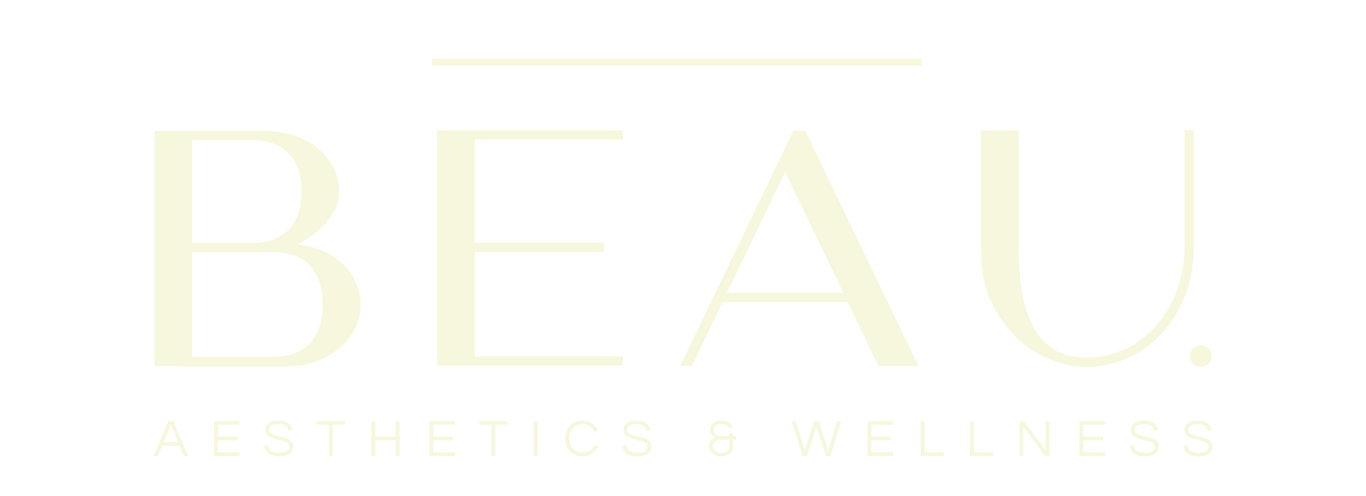 A logo  of BEAU Aesthetics and Wellness