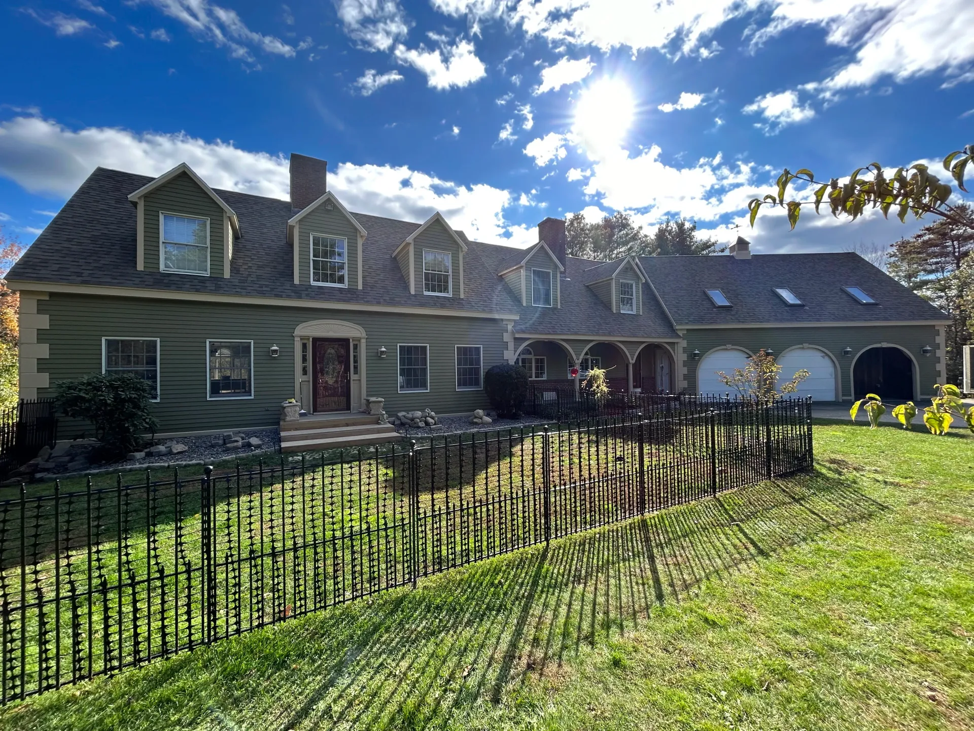 After photo of an exterior paint job completed by JM Painting and Home Improvement in Windham, Maine