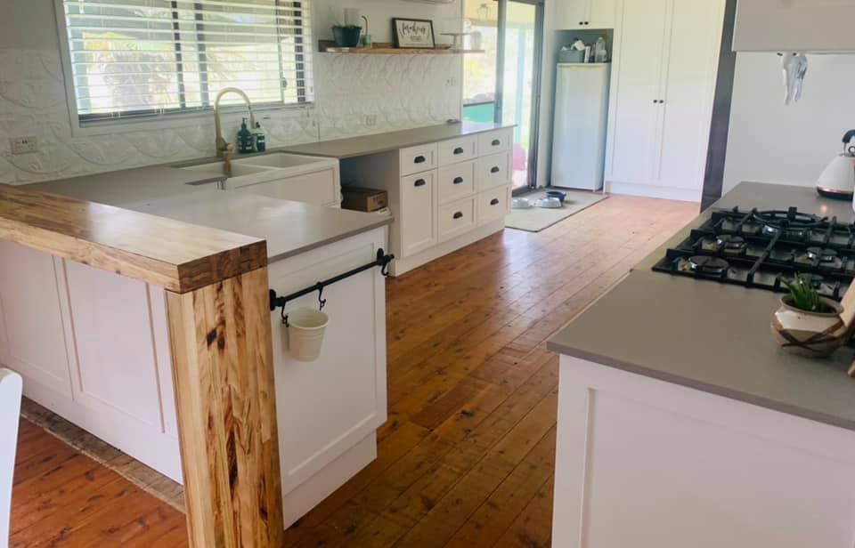 Classic White Kitchen Renovation — Cabinet Makers In Tamworth, NSW