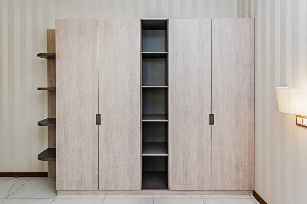 Modern Wooden Wardrobe — Cabinet Makers In Tamworth, NSW
