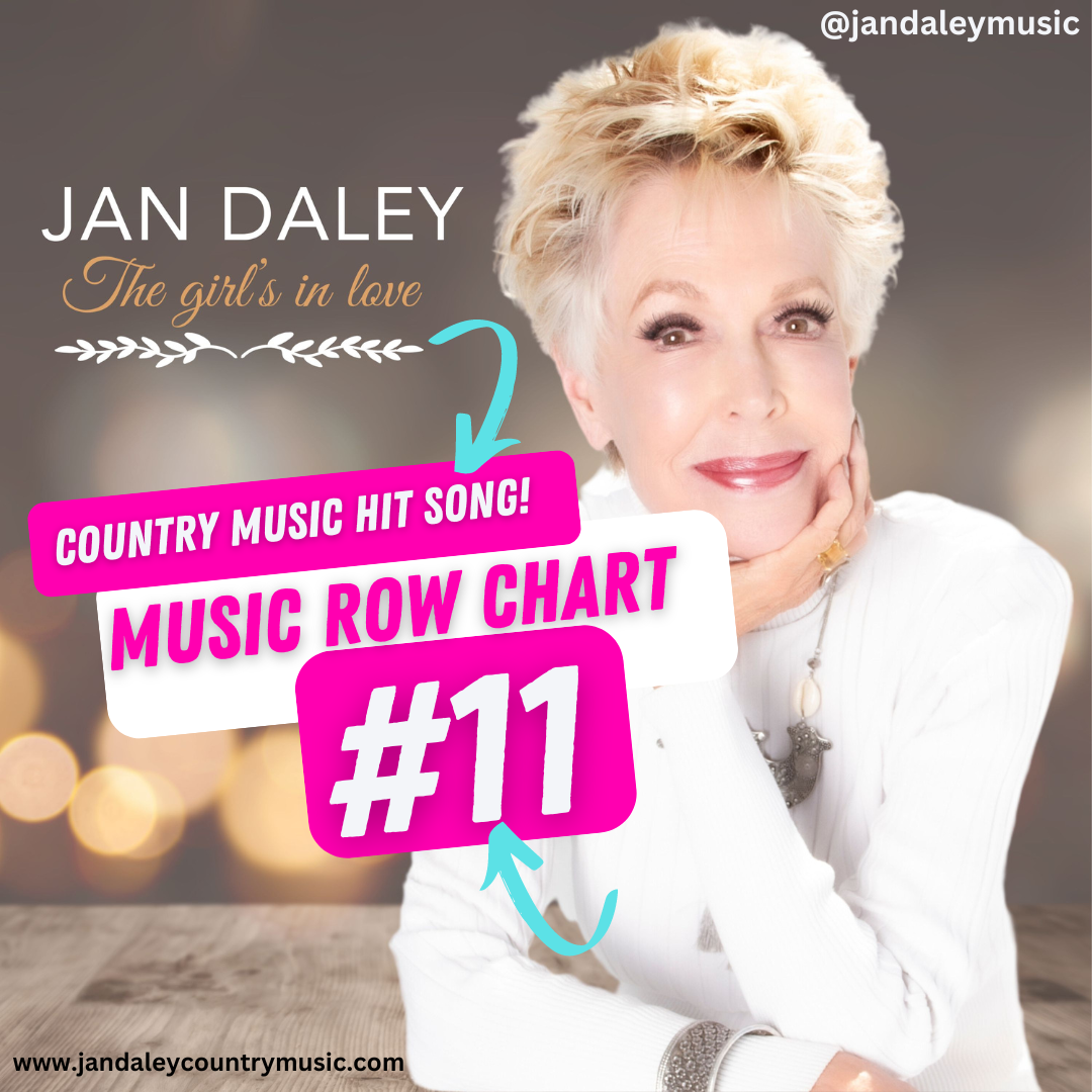 A poster for jan daley 's music row chart # 11