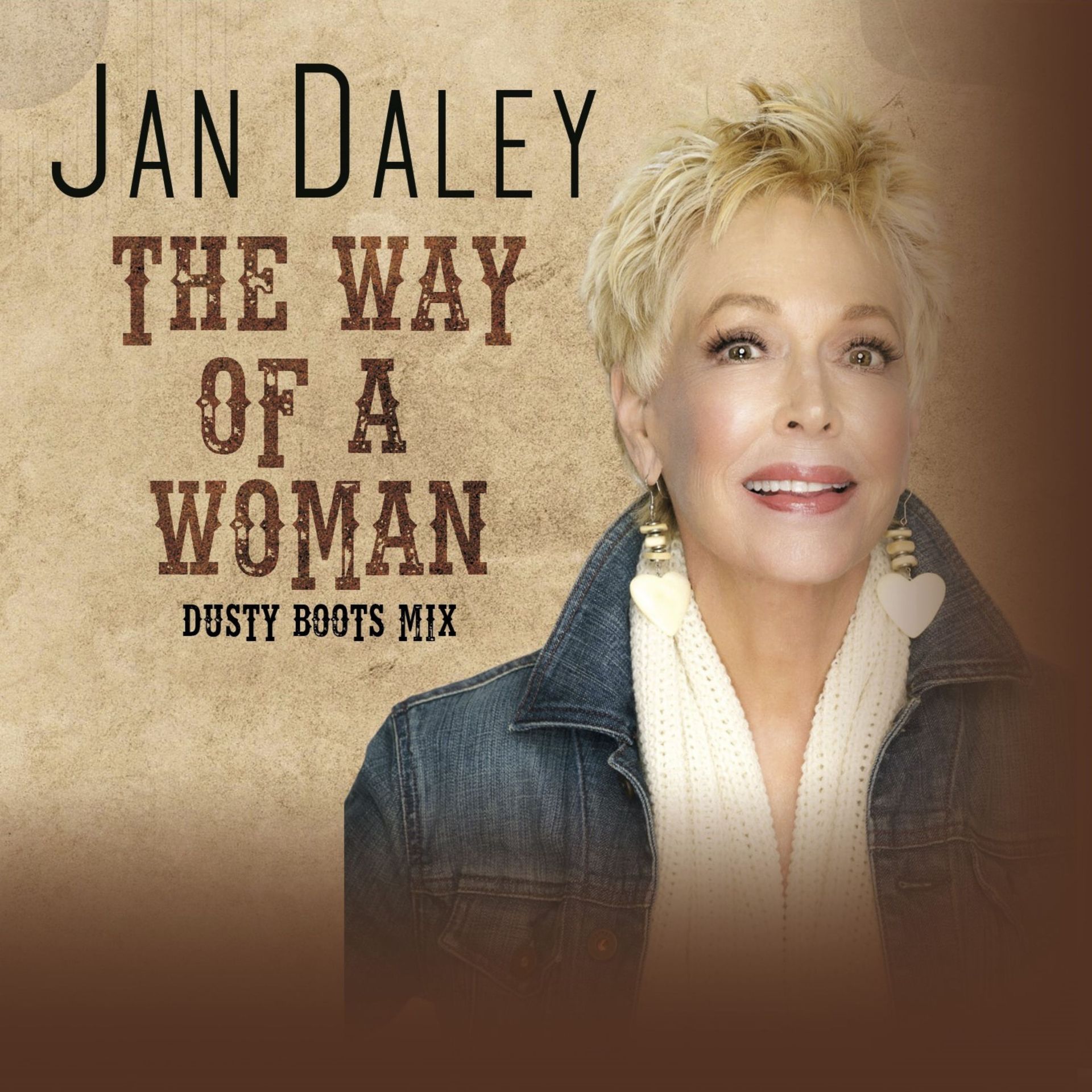 A woman is on the cover of a jan daley album