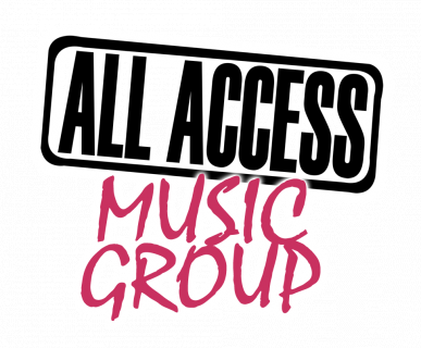 All access music group logo on a white background