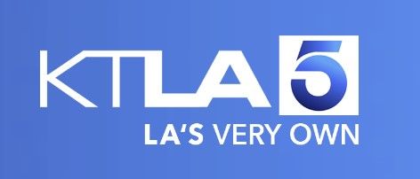 A logo for ktla 5 la 's very own