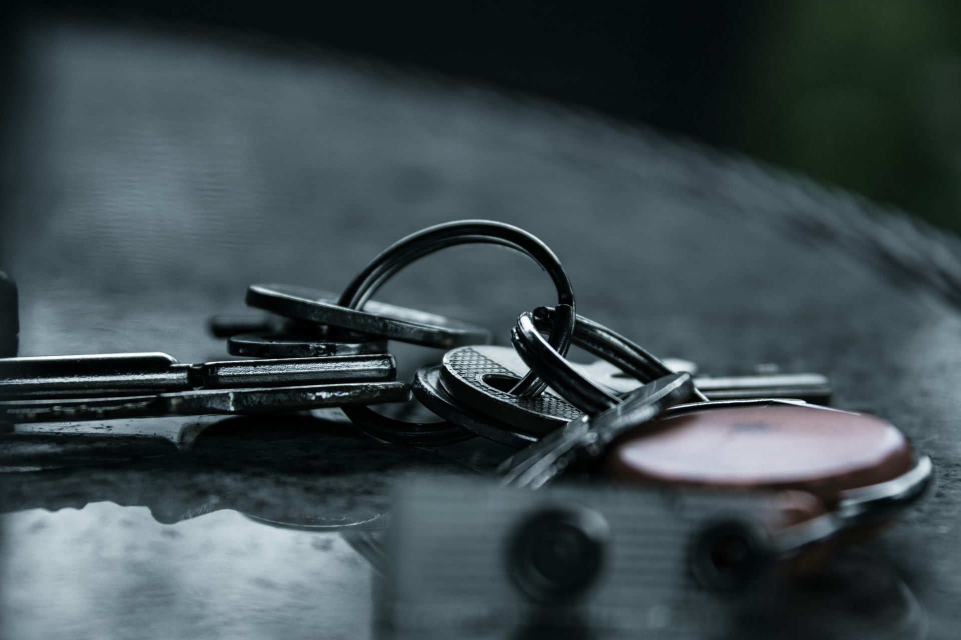 An extreme close-up of a pair of keys  — Locksolid Security Locksmiths in Grafton, NSW