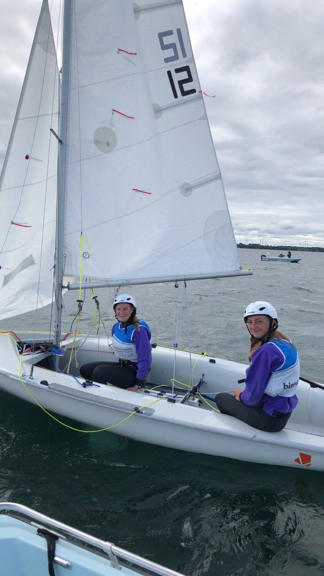 The Henderson Sisters - St Lawrence’s Sailing Team for the 2019 National Regatta﻿.