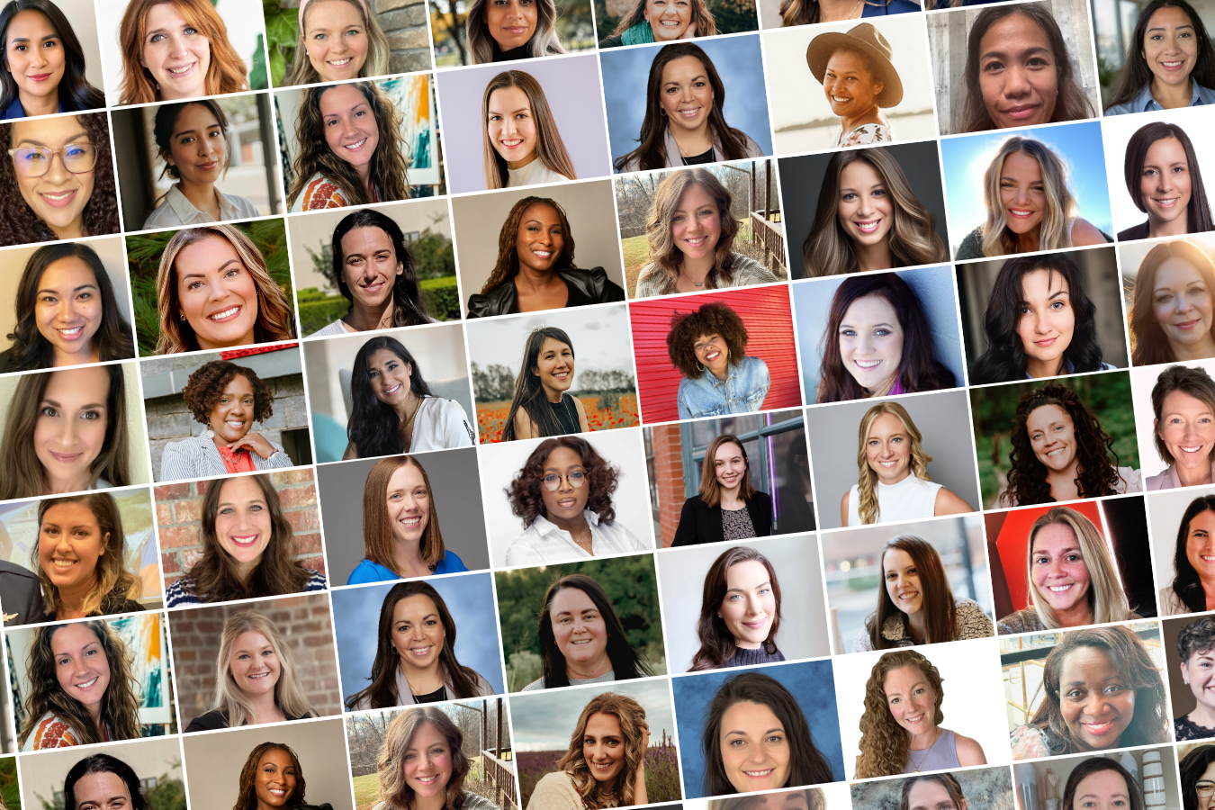 A collage of Freedom Makers: talented military spouse virtual assistants.