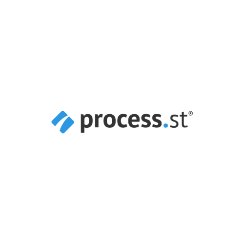 A logo for a company called process.st