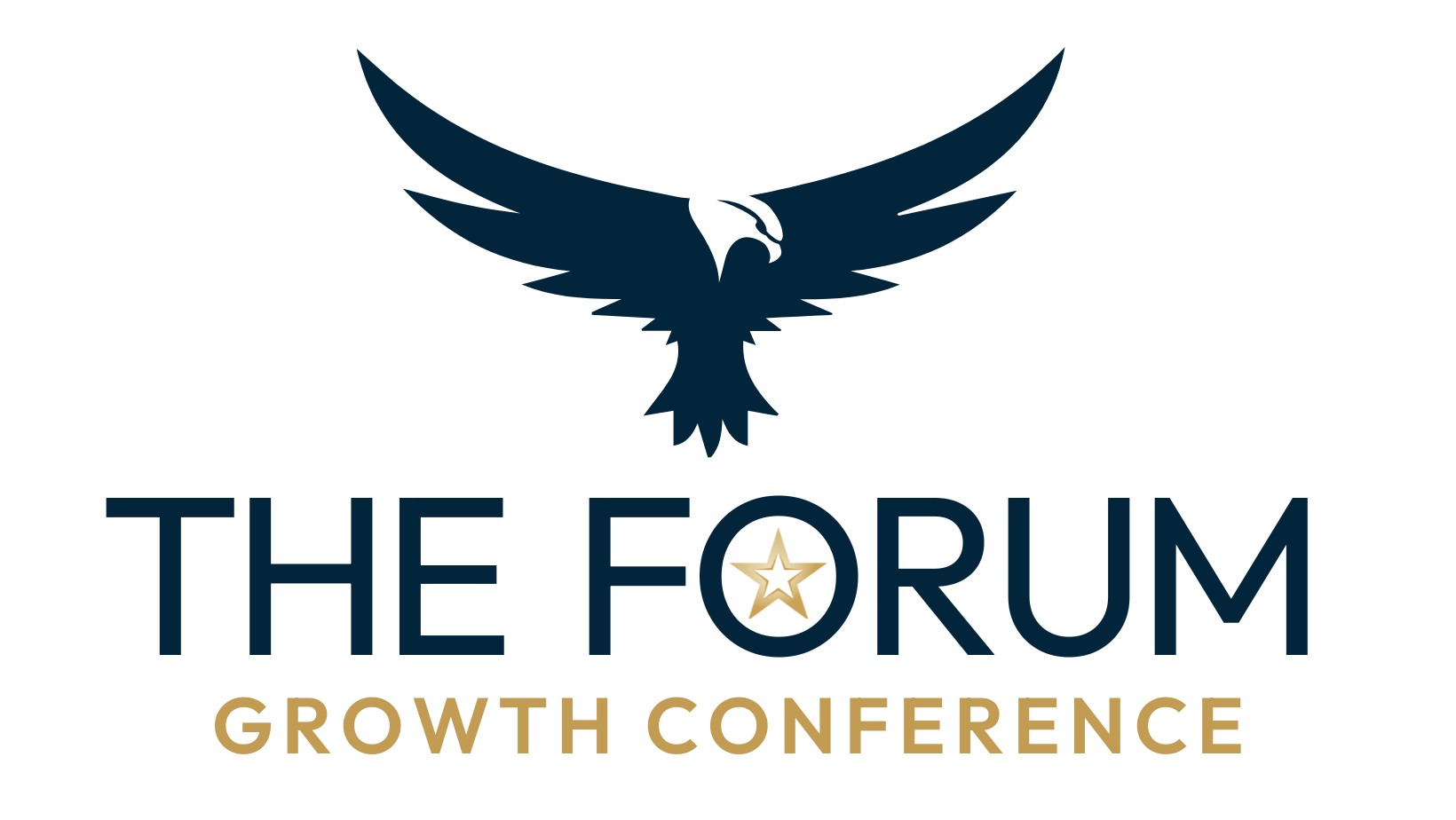 The logo for the forum growth conference has a bird on it.