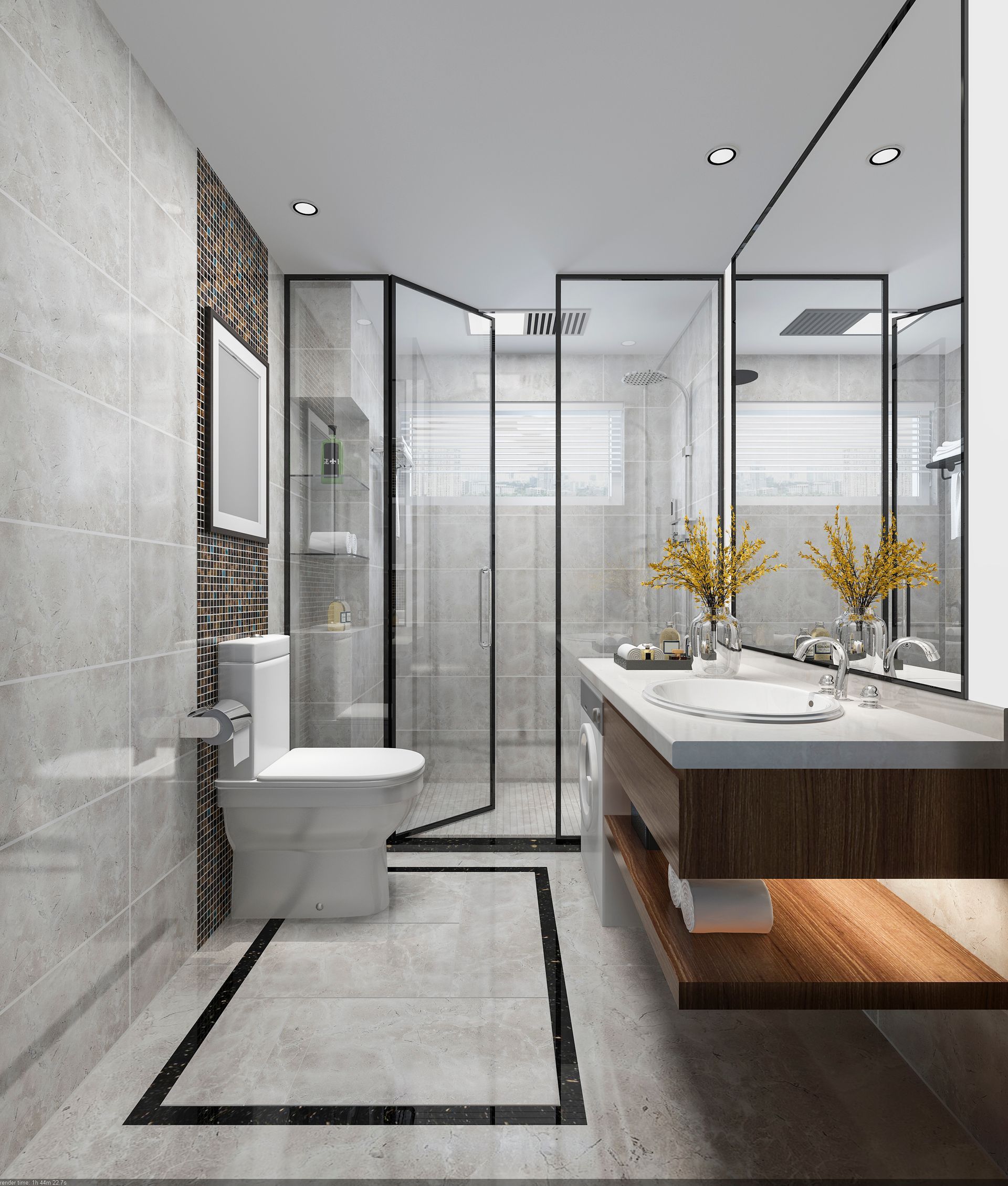 luxury modern design bathroom-toilet