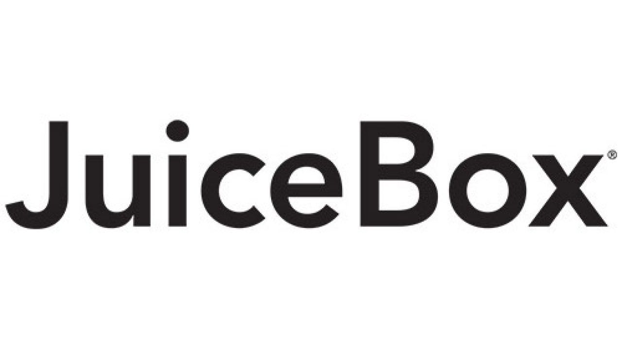 JuiceBox logo in black text on white background.