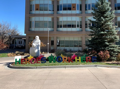 thank you medical heros  frontline worker appreciation yard card