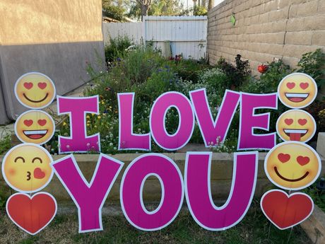 Yard cards, Special occasion yard decorations, Party supplies Orange County, Party stuff, Anaheim hills, Graduation yard announcement, Birthday yard sign, OC yard party, Yard signs OC, Birthday yard letter, Card my yard California, Lawn stork, Individual letter yard signs, Birthday yard sign rentals near me