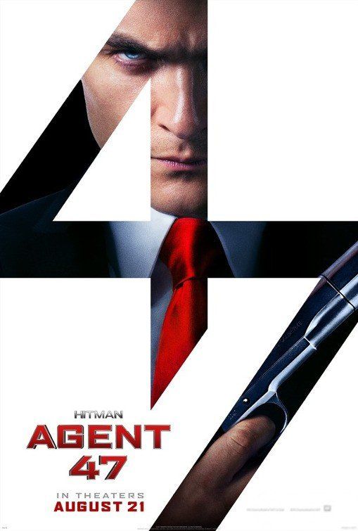 Movie poster of 'Hitman: Agent 47' showcasing high-octane stunts and driving maneuvers by Ferdi Fischer.