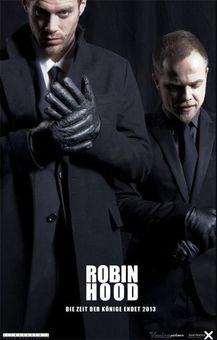 Poster for 'Robin Hood' showcasing Ferdi Fischer's comprehensive role as stunt coordinator, FPV drone operator, fight coordinator, action director, and head rigger.
