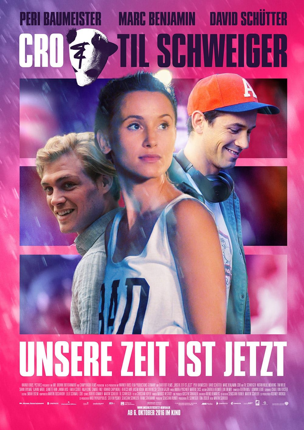 Engaging poster for 'Unsere Zeit ist Jetzt' highlighting Ferdi Fischer's roles as stunt coordinator, action director, and WarpCam® operator.