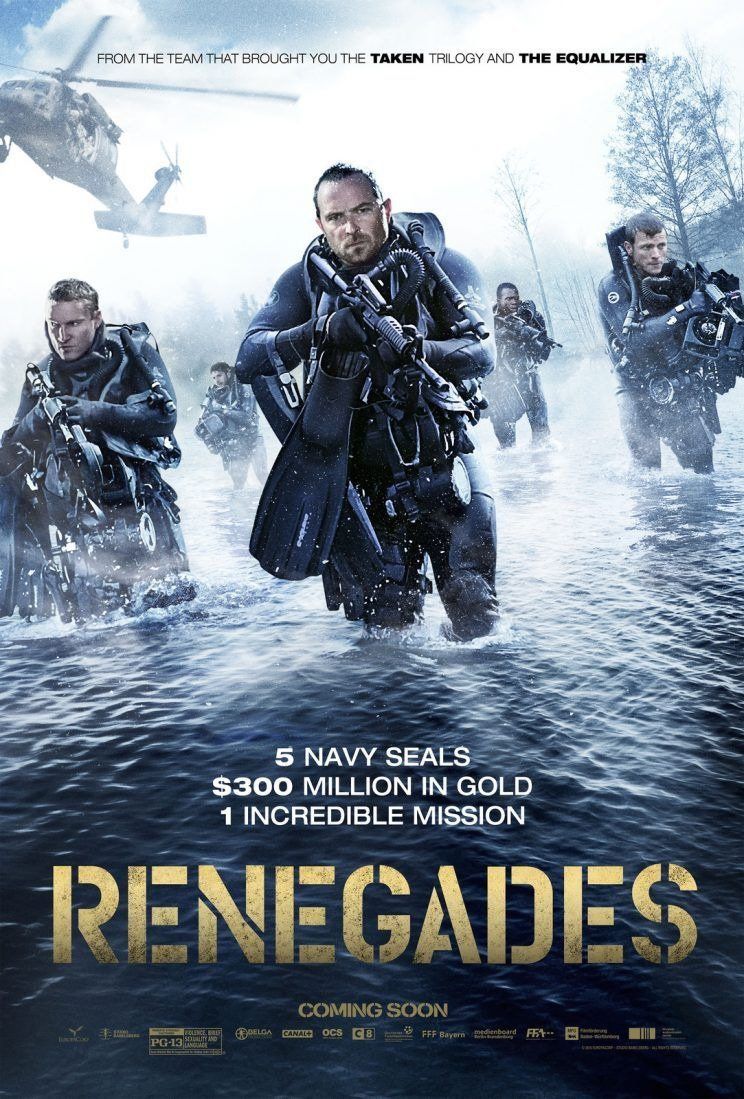 Poster for 'Renegade' featuring stunt performances by Ferdi Fischer.