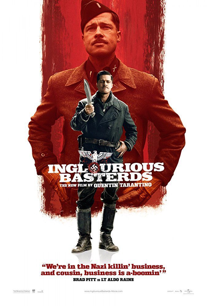 Promotional image for Quentin Tarantino's 'Inglourious Basterds' showcasing Ferdi Fischer’s stunt work.