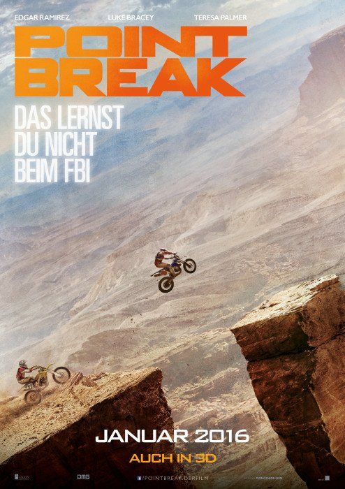 Ferdi performed a motorcycle stunt for the movie 'Point Break'