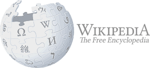 Wikipedia logo - link to stunt coordinator Ferdi Fischer's Wikipedia site