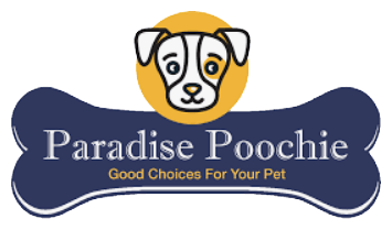 Paradise Poochie Logo St. Augustine FL Pet Food and Supplies Footer