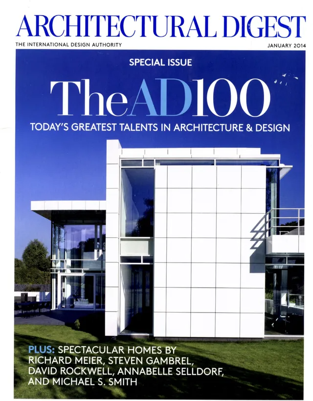 A special issue of the architectural digest features the greatest talents in architecture and design