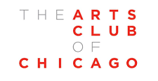 The hearts club of chicago logo is red and white on a white background.