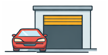 drive up, non-climate-controlled storage units